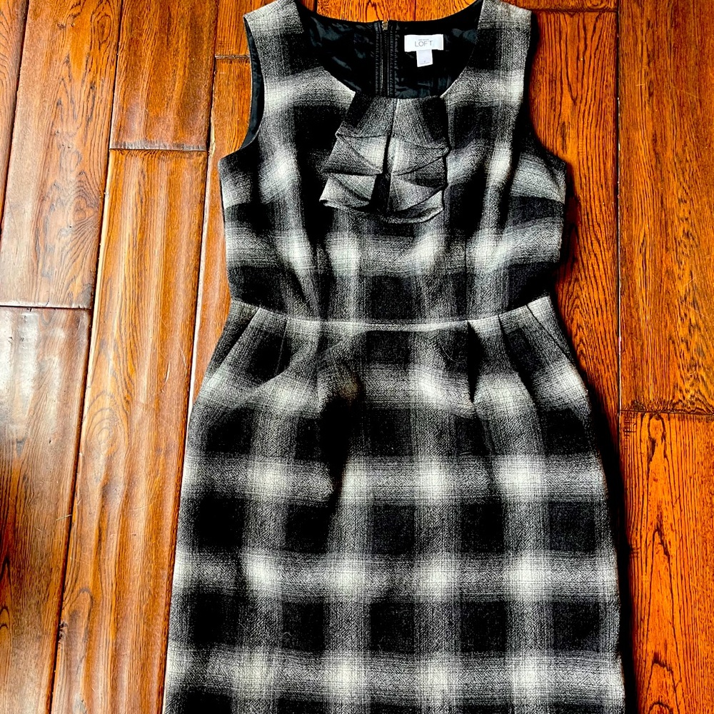 Loft flannel dress.
